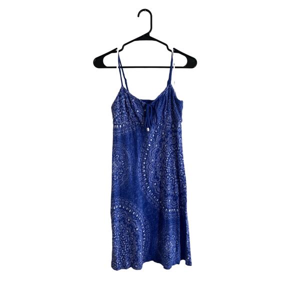 Tommy Bahama Medallion Kaleidoscope Linen Mini Dress - Picture 1 of 7